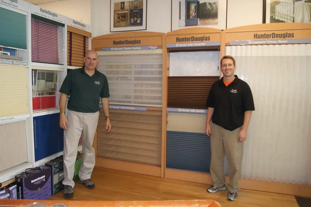 Certified specialists in Hunter
Douglas products